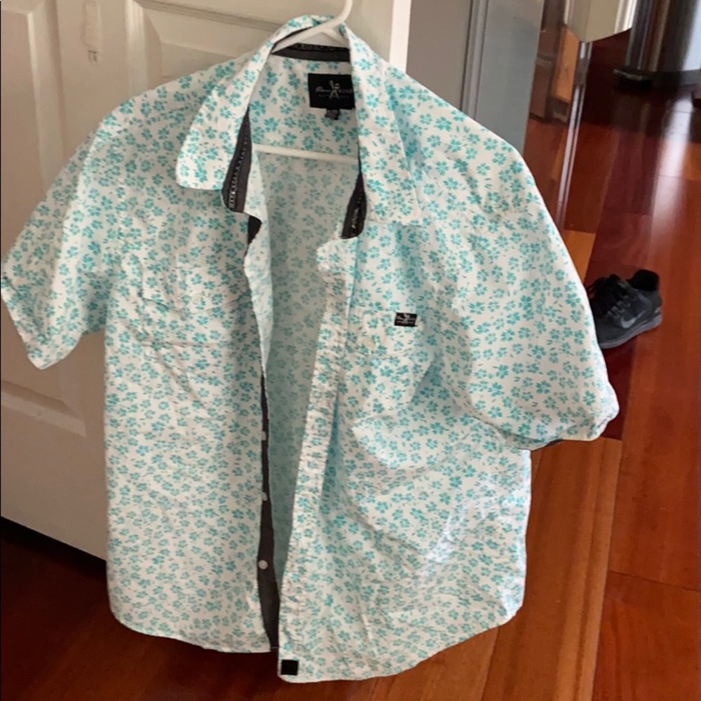 Men’s green Marc expo button down shirt size XL